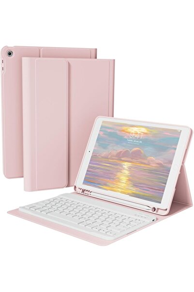 HYX KVTVOU Keyboard Case for iPad 10.2 Inch 9th/8th/7th Generation with Pen Holder, Wireless Removable F