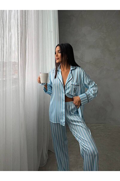 victoria's _Victoria.Secret_İpek Saten Pijama Takımı