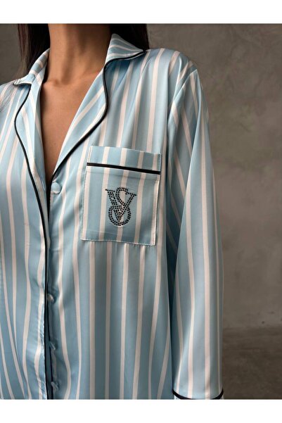 victoria's _Victoria.Secret_İpek Saten Pijama Takımı