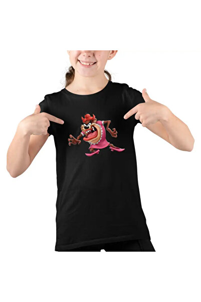 OEM Tricou Copii Fete Tasmanian She-Devil Taz Diavol