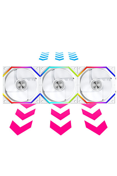 Choice1 A-RGB Other Prism XH 3in1 WR Jungle Leopard Galaxy Prism XH Flowing Running Lights PC Case Fan Spli