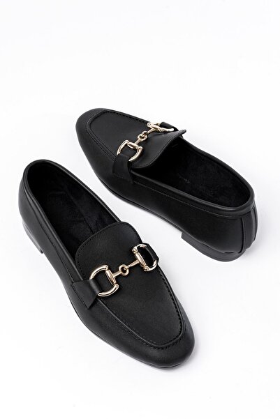 Budi 303 Daily Women's Ballerinas with Black Buckle Accessories