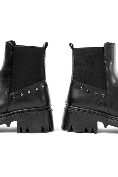 Budi Efe 868-2005 Black Elastic Daily Women's Boots
