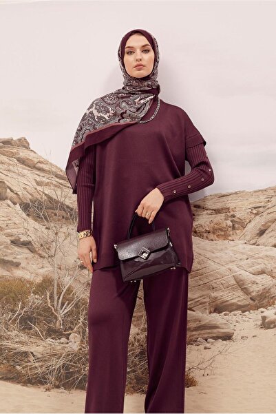 Alvina Button-Detail Knit Tunic 45853