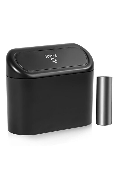 genernic Mini Car Trash Can | Hanging/Sealed, Odor-Proof, Easy-Clean, Multi-Use Organizer