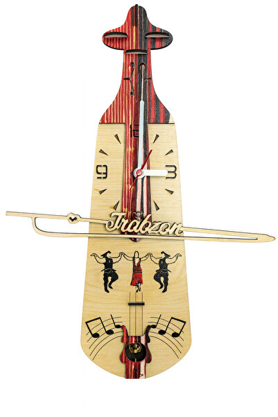 seymenbıçakçılık Saat Başı Çalan kemençe Saat keşan desenli