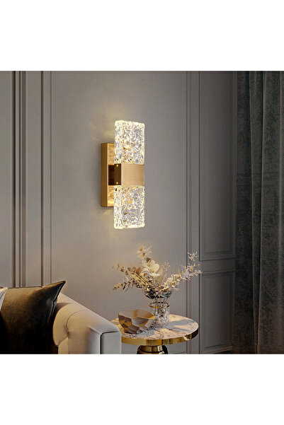 AFN Wall Lights Nordic Crystal Simple Wall Lamp LED Modern Living Room Bedroom Corridor Bedside Lamp