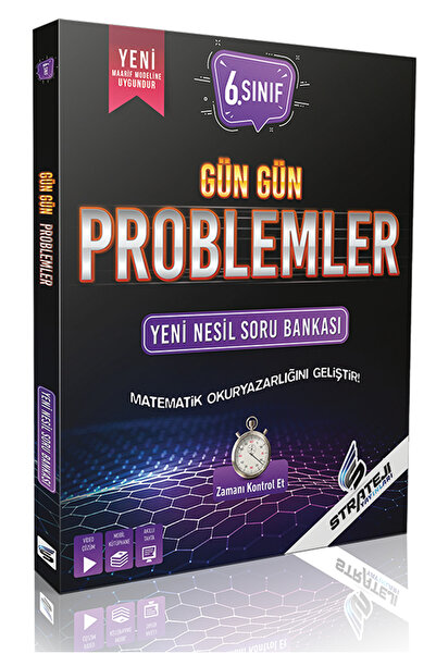 Strateji Yayınları 6. SINIF GÜN GÜN PROBLEMLER YENİ NESİL SORU BANKASI