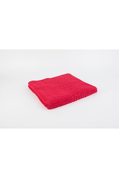OEMN Colored Bath Towel 70 x 140 cm Red Premium Cotton Elegant and Easy to Maintain