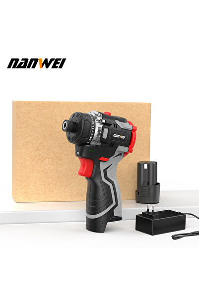 Choice1 NW-S5045-1C مثقاب لاسلكي محمول باليد من NANWEI بجهد 16.8 فولت وبطارية...