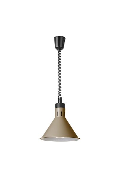 HENDI Lampă de încălzire conică, HENDI, bej, 230V/250W, 275x(Î)250mm