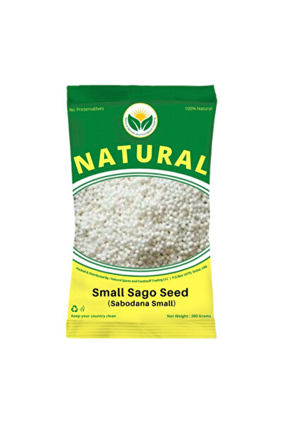 Natural بذور ساجو (سابودانا صغيرة) 500 جرام × 24
