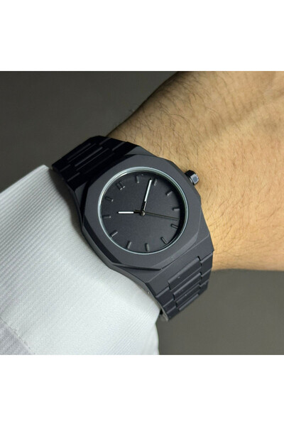 FANDER BLUE Luxury Watch with Black Fiber Strap 40mm