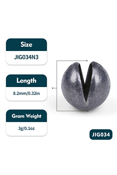 Choice N3 50 قطعة 50 قطعة/صندوق رصاص العض ملحقات معدات الصيد 0.5 جرام - 5 جرا...