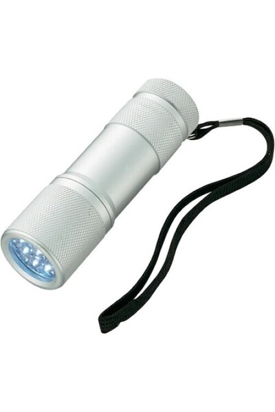 ESPERANZA Lanternă din aluminiu cu 9 LED-uri super luminoase