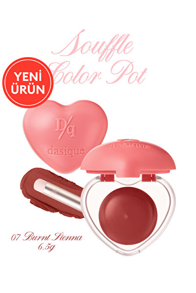 dasique Yoğun Pigmentli Köpük Yapıda Kadife Bitişli Ruj & Allık Souffle Color...