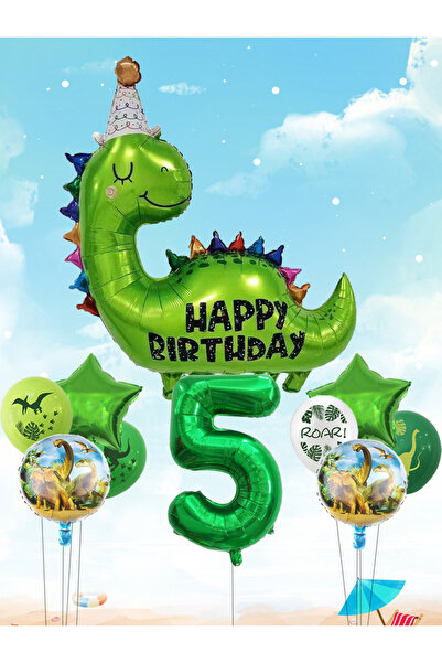 Choice 5 أخرى 1 مجموعة بالونات رقمية على شكل ديناصورات مع نجمة فويلية بموضوع ...