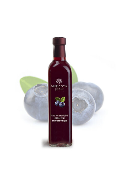 Mudanya Sirkecisi Doğal Fermantasyon Katkısız Yaban Mersini Sirkesi 500 ml