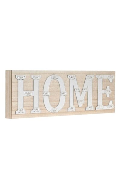 SHOPIENS Decorațiune cu lumină LED, casă model, culoare, 44x3x14cm, alimentat...