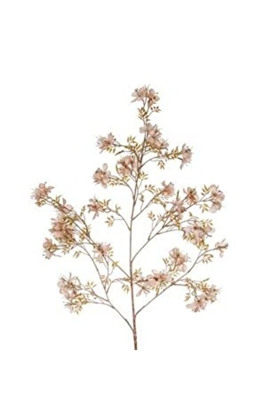 SHOPIENS Floare artificială cu tulpină lungă, flori mici, roz prăfuit, 103 cm