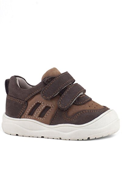 Rakerplus Schaggy Genuine Leather Brown Baby Sneakers
