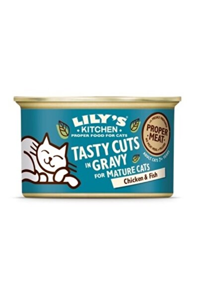 Lily's Kitchen Tasty Cuts Chicken & Fish Senior Wet Cat Food