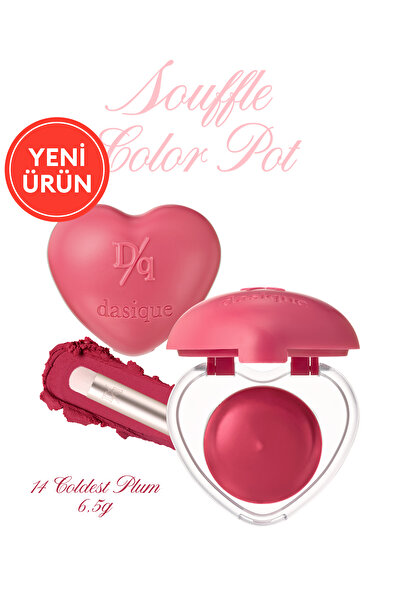 dasique Yoğun Pigmentli Köpük Yapıda Kadife Bitişli Ruj & Allık Souffle Color...