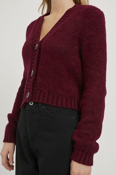 Arma Life Armalife 1108 Open Collar Short Women's Cardigan