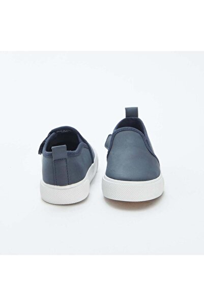 KIABI Slip-on suedette trainers BLUE