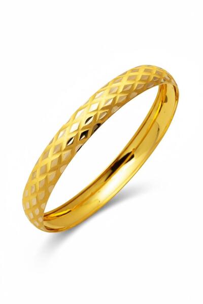Çgk Çiğdem Gürel Kuyumculuk 14K Baklava Model Altın Bilezik
