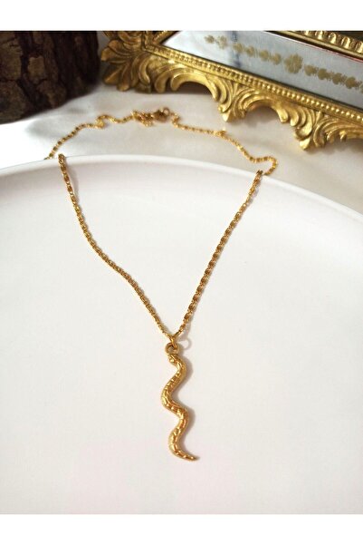 Svc Aksesuar Steel Snake Figure Pendant (62cm)