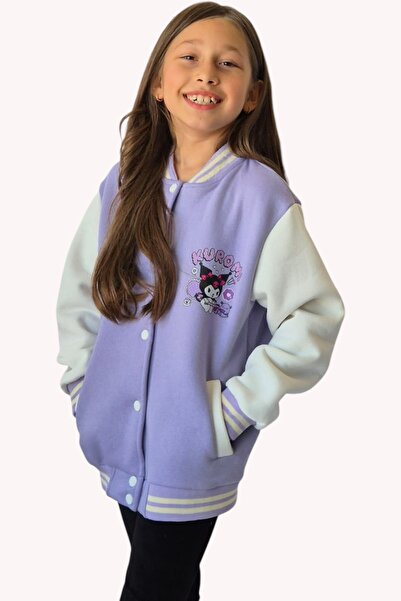 QUB CLUB Κοριτσίστικο μπουφάν με στάμπα Kuromi