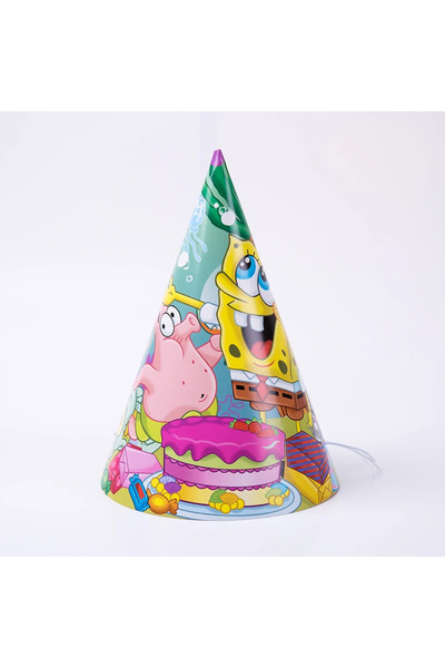 Choice 6 قطع من لوازم حفلات أعياد الميلاد برسومات سبونج بوب الكرتونية، لوازم ...