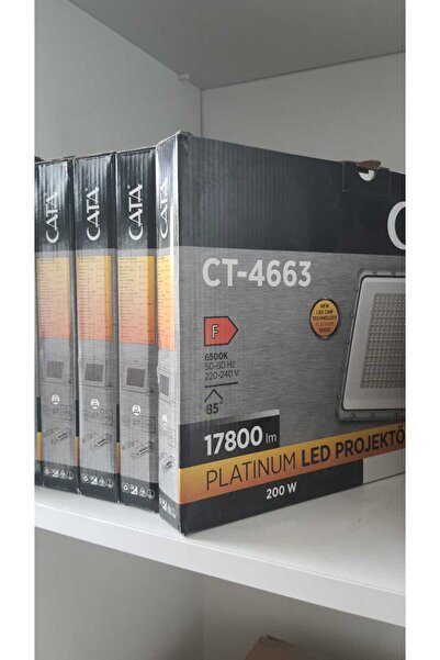 Cata 200W SLİM LED PROJEKTÖR BEYAZ