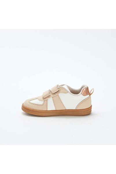 KIABI Low-top Velcro trainers BEIGE