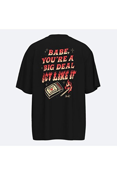 Shout Μπλουζάκι Unisex Oversize με τον τίτλο «Act Like It»