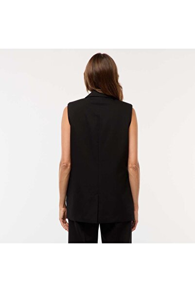 KIABI Sleeveless Suit Vest BLACK