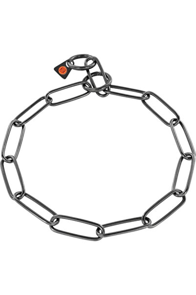 Sprenger Black Stainless Steel Chain Collar 3mm/50cm