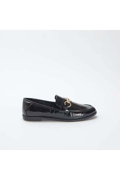 KIABI Patent loafers BLACK