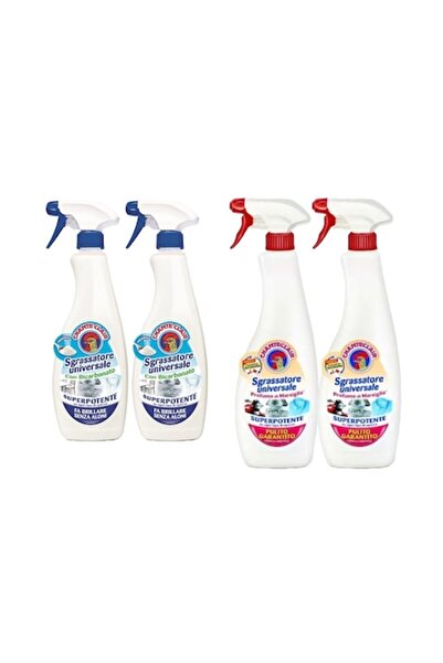 Chanteclair Set de curățare Chante Clair 4 buc - 2x Spray degresant universal 600ml Bicarbonat, 2x Degresant universal
