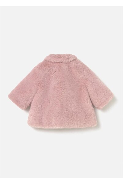 MAYORAL Baby Girl Fur Coat Pink 2402
