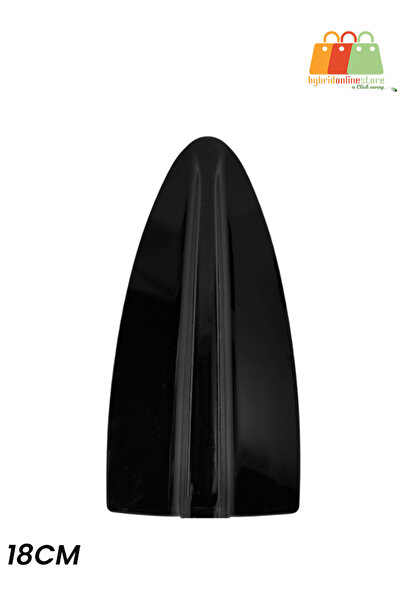 Generic هوائي زعانف القرش للسيارة - تصميم انسيابي لتحسين استقبال الإشارة 18 سم أسود