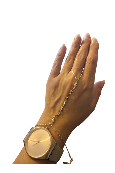 Aleda Steel Gold Minimal Star Shahmeran Bracelet