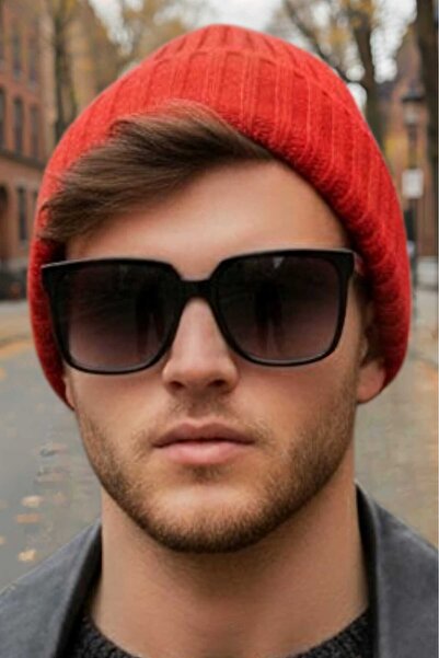 Mood Agenda Men's Soft Textured Thick Ribbed Soft Wool Beret