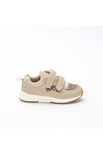 KIABI Running-style leopard print trainers BEIGE