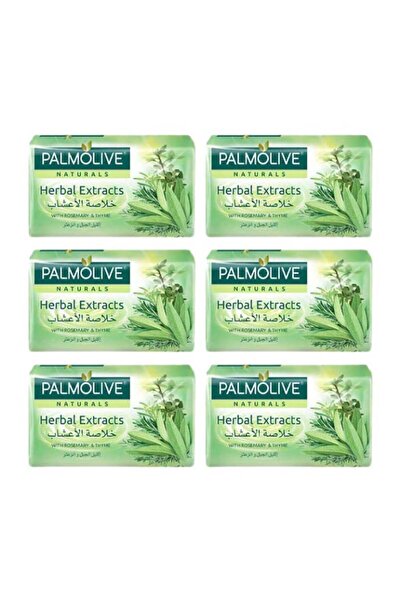 Palmolive عبوة من 6 قطع صابون مستخلص عشبي أخضر 1020 جرام