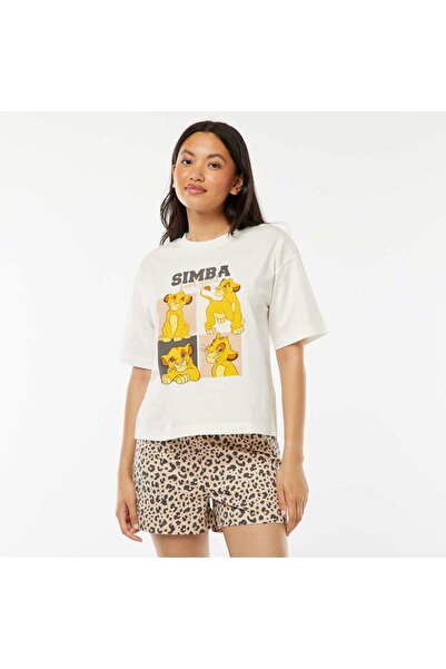 KIABI Simba short pyjamas - 2-piece set WHITE