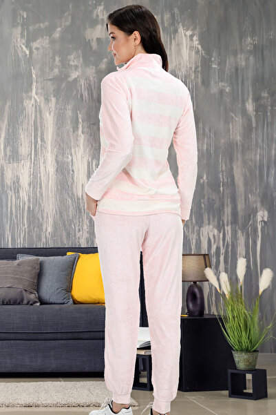 Bella Linda Βαμβακερό βελούδινο γυναικείο σετ αθλητικής φόρμας