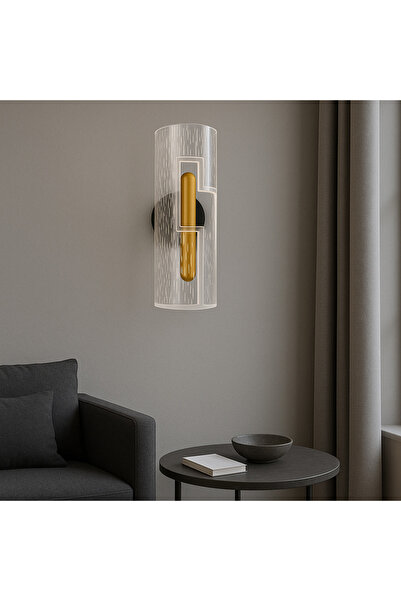 RFAN LED Wall Lamp, Model R9127/240, 3 Light Types, 10W, Black/Gold