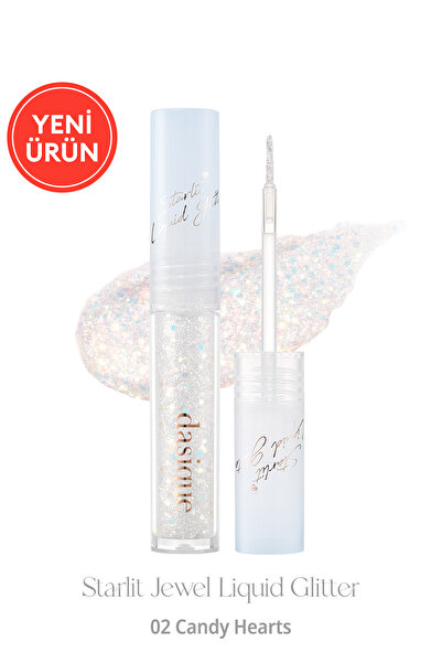 dasique İnci Işıltılı Likit Glitter Starlit Jewel Liquid Glitter (#02 Candy Hearts)